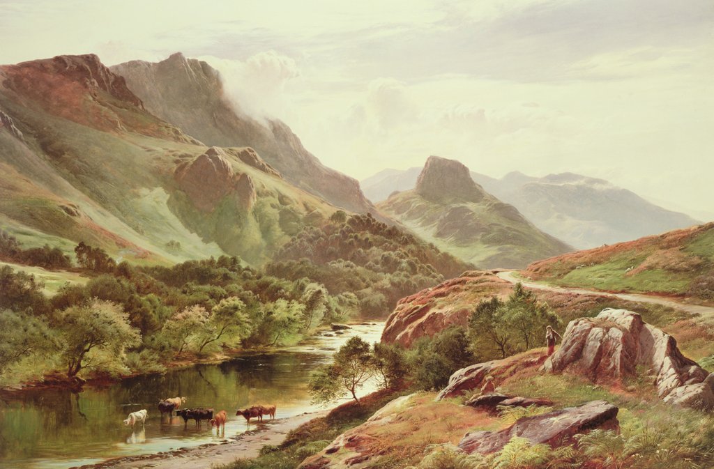 Detail of Borrowdale by Sidney Richard Percy
