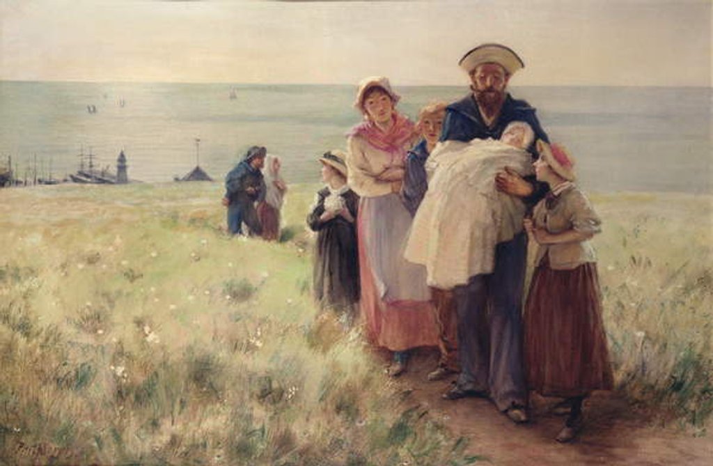 Detail of A Sailor's Christening by Philip Richard Morris