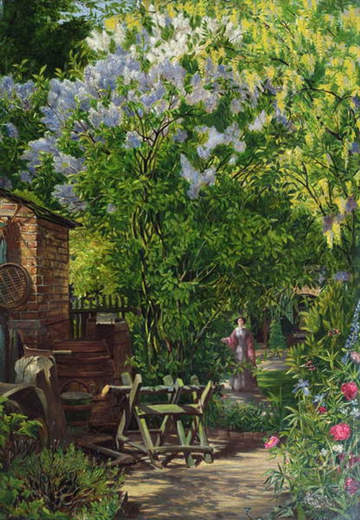 Detail of In the Garden by William John Montaigne