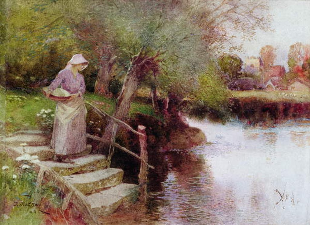 Detail of Waiting for the Ferry by Thomas Mackay