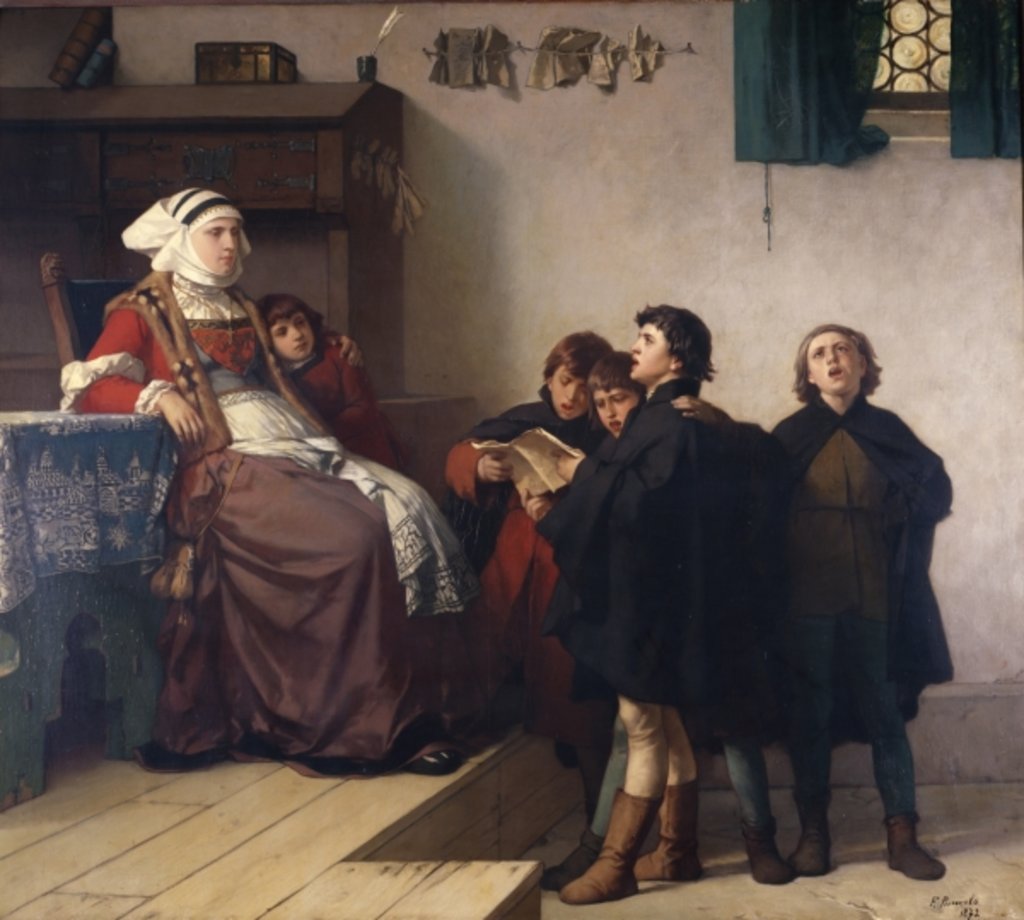 Detail of Historical theme, 1872 by German School