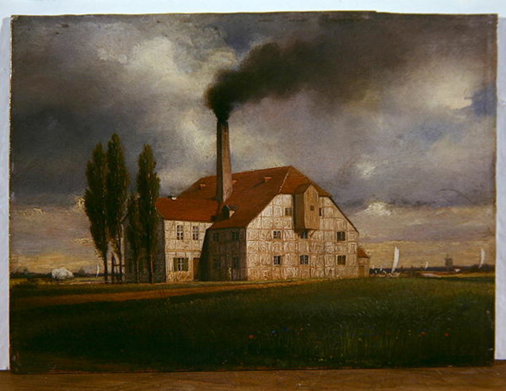 Detail of Ceramics Factory belonging to Ernst March, Sophienstrasse, Charlottenburg, Berlin, 1835 by Eduard Gartner