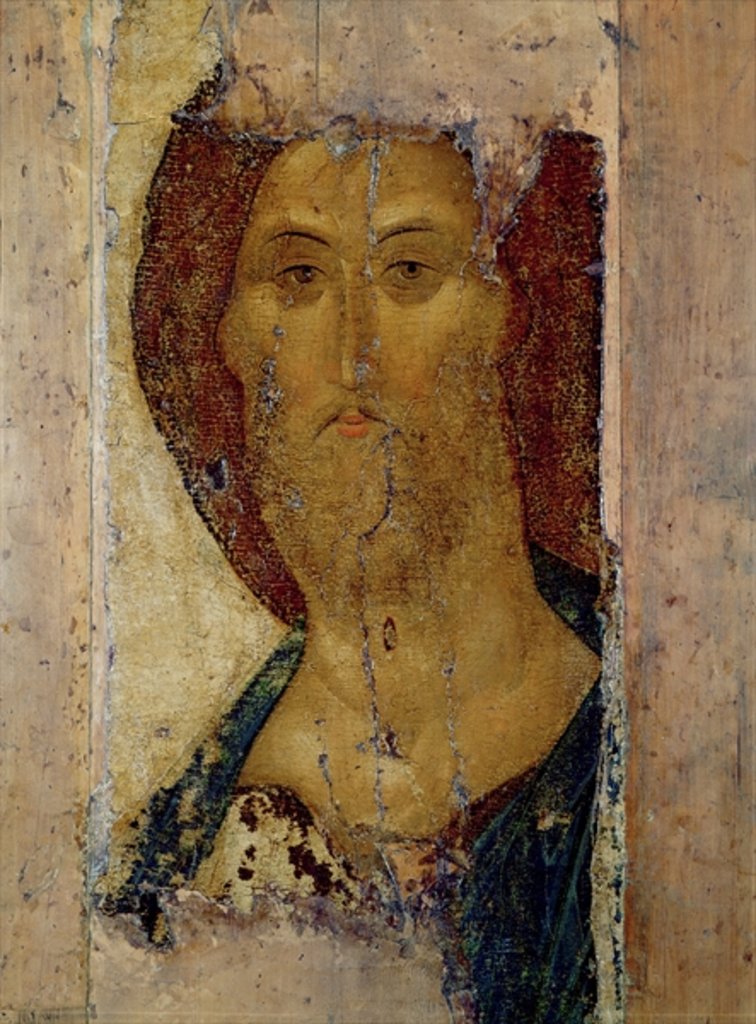 Detail of Redeemer, 1420 by Andrei Rublev