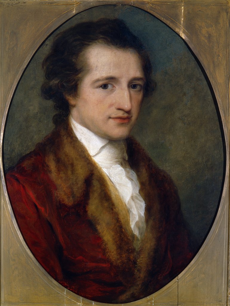 Detail of Johann Wolfgang von Goethe, 1787-88 by Angelica Kauffman