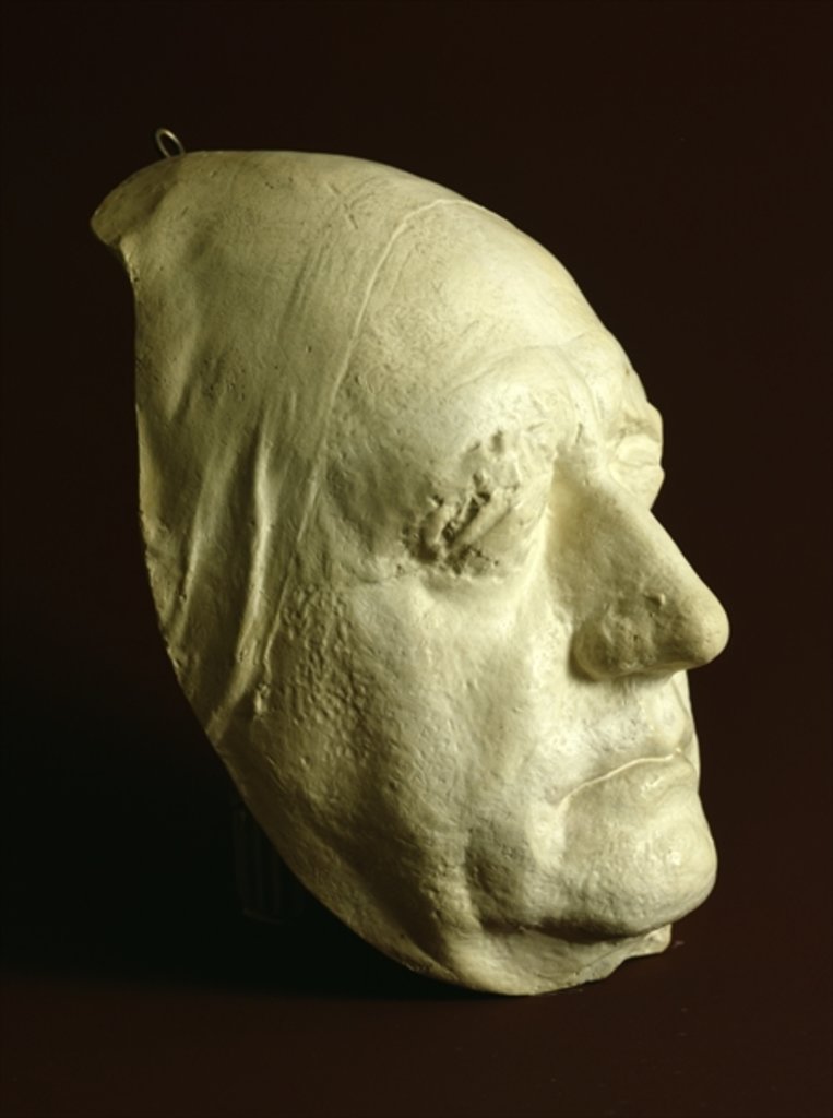 Detail of Goethe's Mask, 1807 by Ludwig Weisser