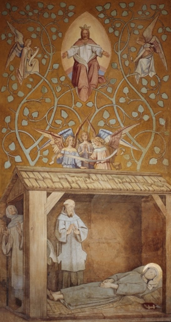 Detail of The Death of St. Elisabeth, c.1855 by Moritz Ludwig von Schwind