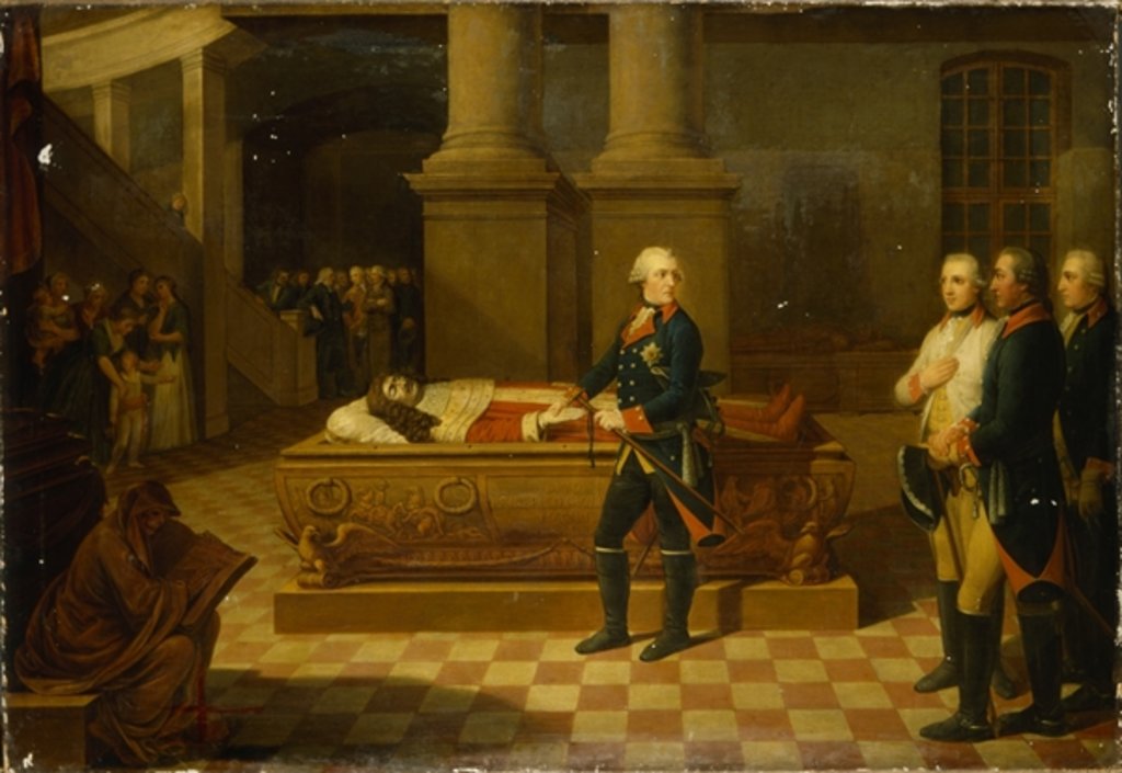 Detail of Frederick II in the Elector's Crypt by German School