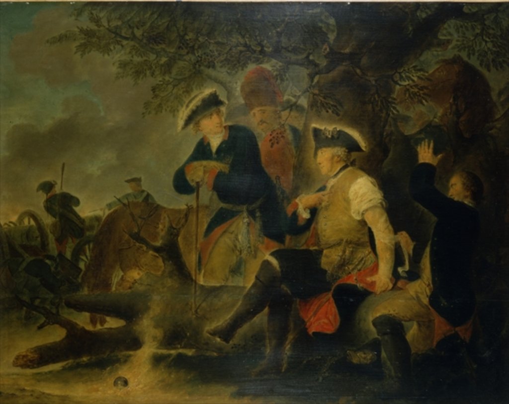 Detail of He can't have seen very many canonballs by Christian Bernhard Rode