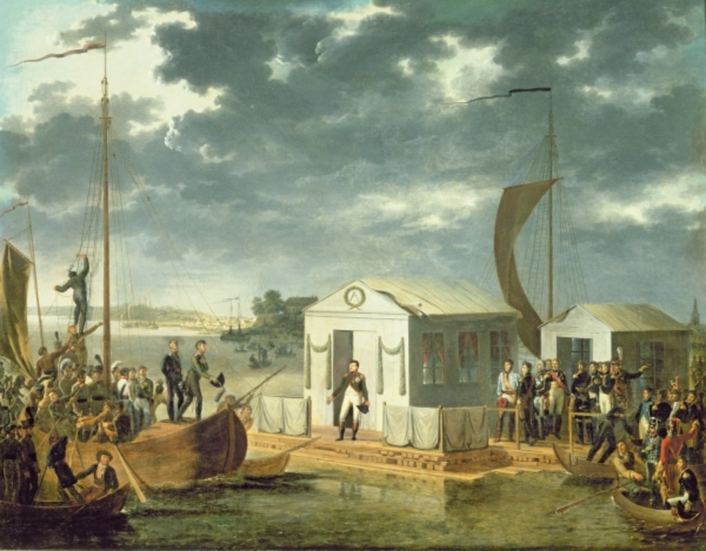 Detail of Treaty of Tilsitz, 1807 by Adolphe Roehn