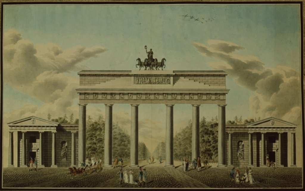 Detail of Brandenburg Gate, 1812 by German School