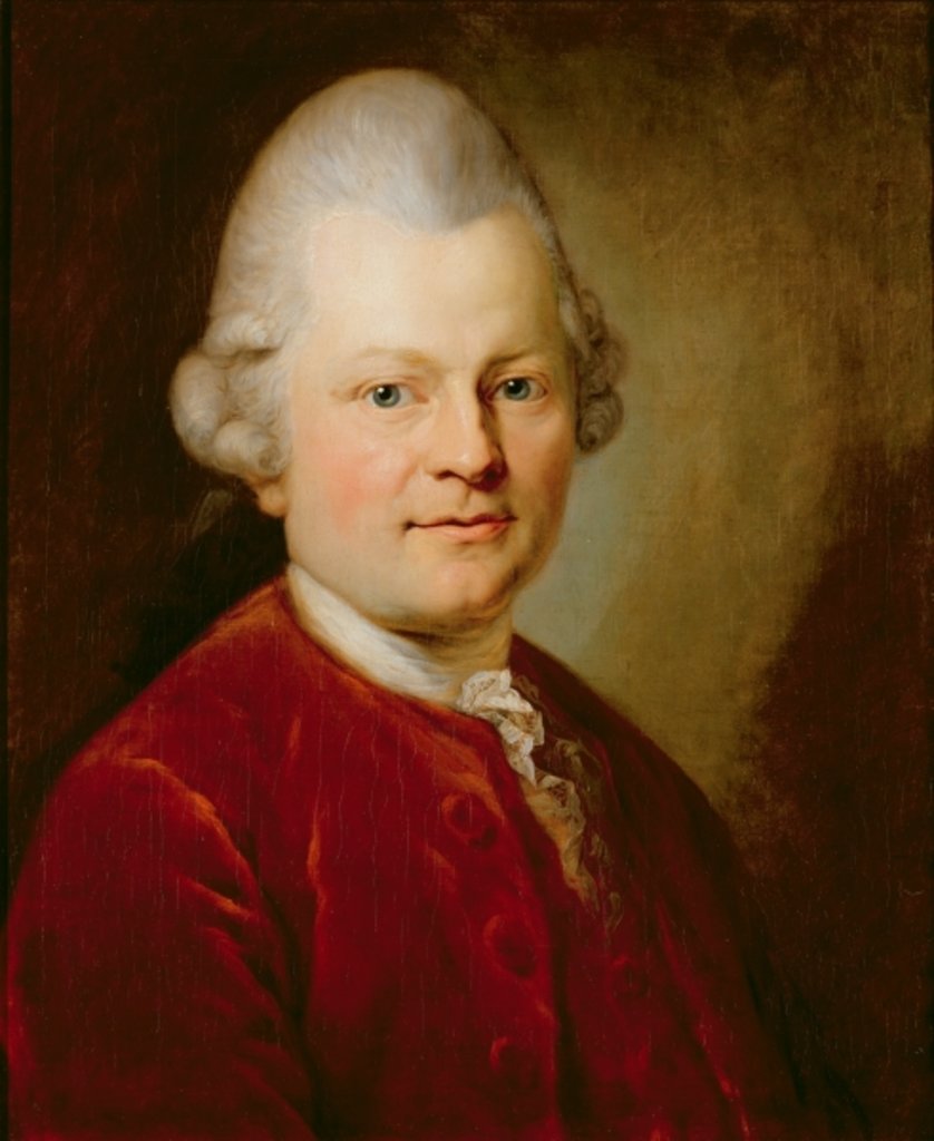 Detail of Gotthold Ephraim Lessing, c.1771 by Anton Graff
