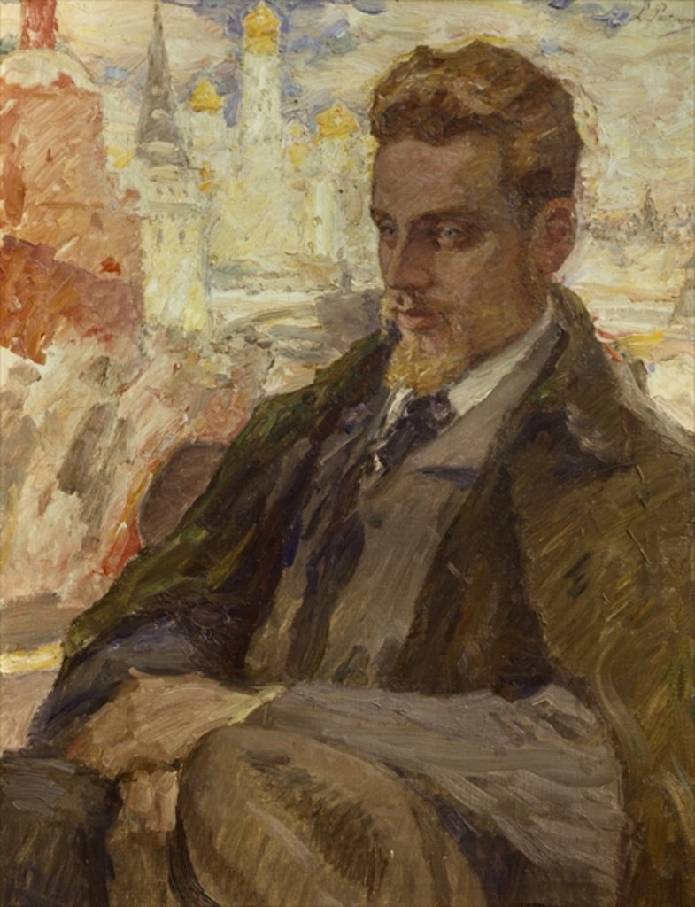 Detail of Rilke in Moscow, c.1930 by Leonid Osipovic Pasternak