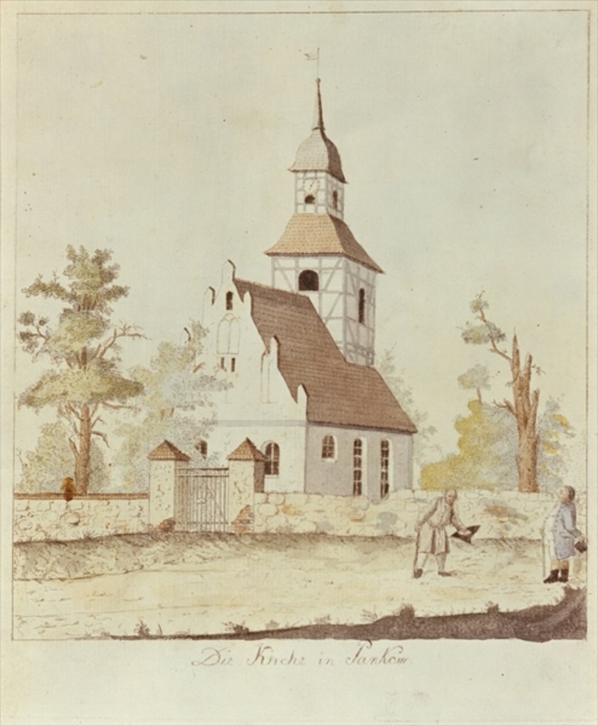 Detail of Church in Pankow, Berlin by School German