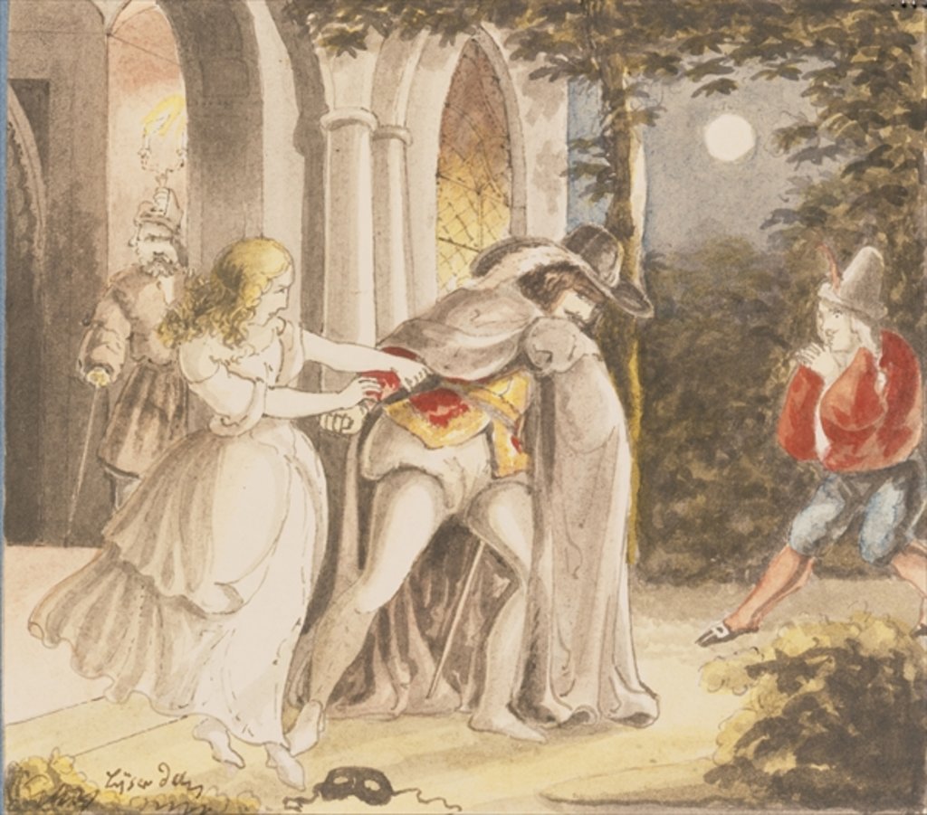 Detail of Scene from Don Juan by School European
