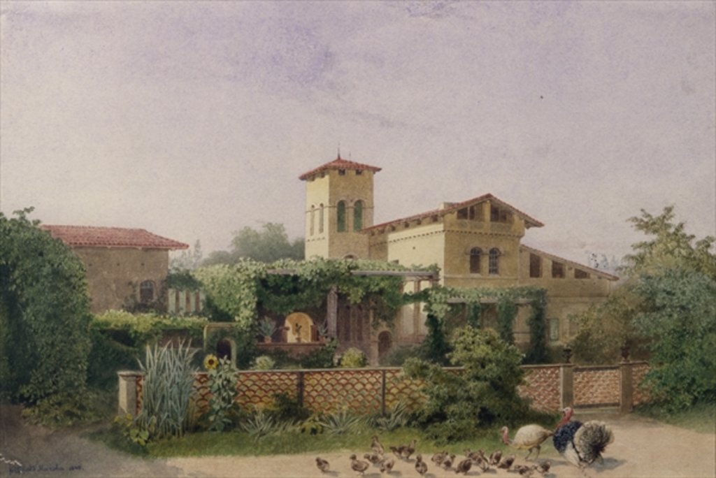 Detail of The Roman Baths, 1848 by Ferdinand Maron