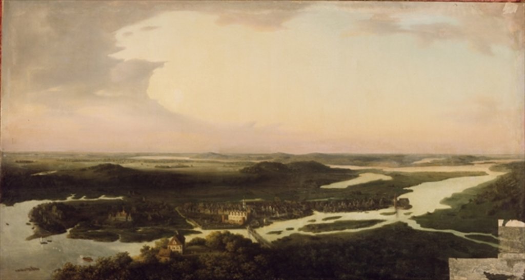 Detail of View of Potsdam in the 17th century, 1851 by August Kopisch