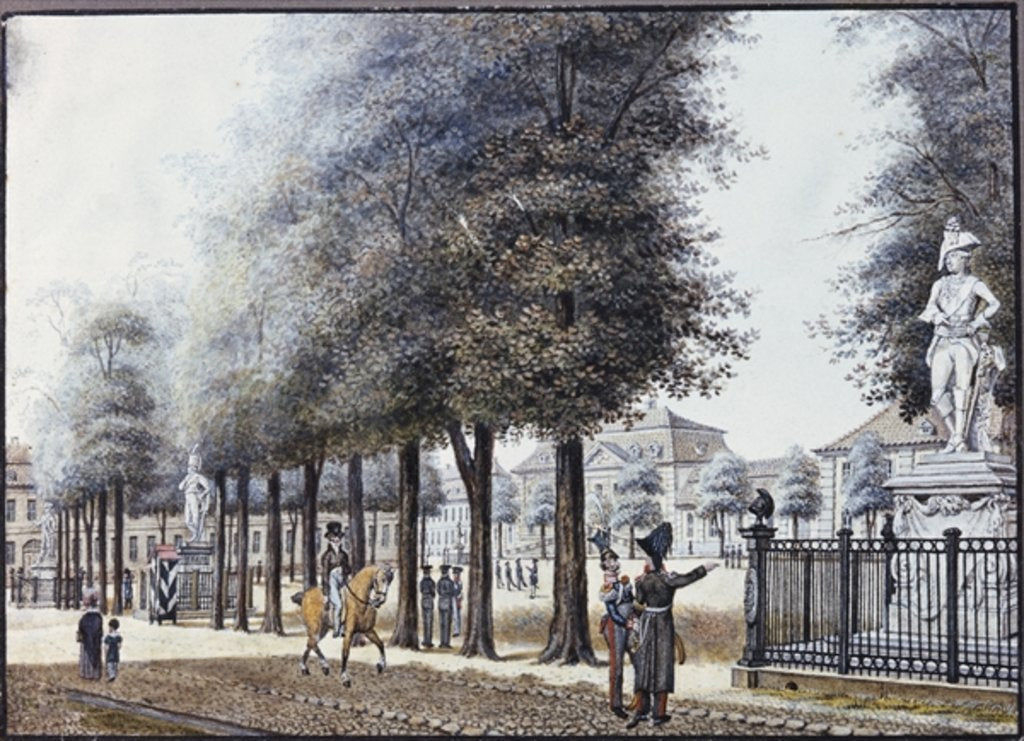 Detail of Wilhemsplatz, Berlin by F.A. Calau