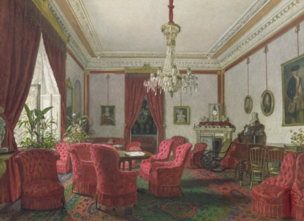 Detail of Reception Room in the Berlin Reich Chancellor's Palace by School German