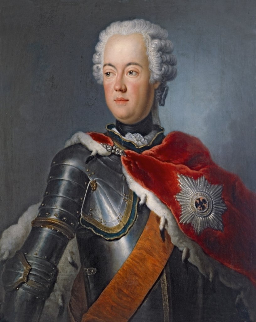 Detail of Prince Augustus William by Antoine Pesne