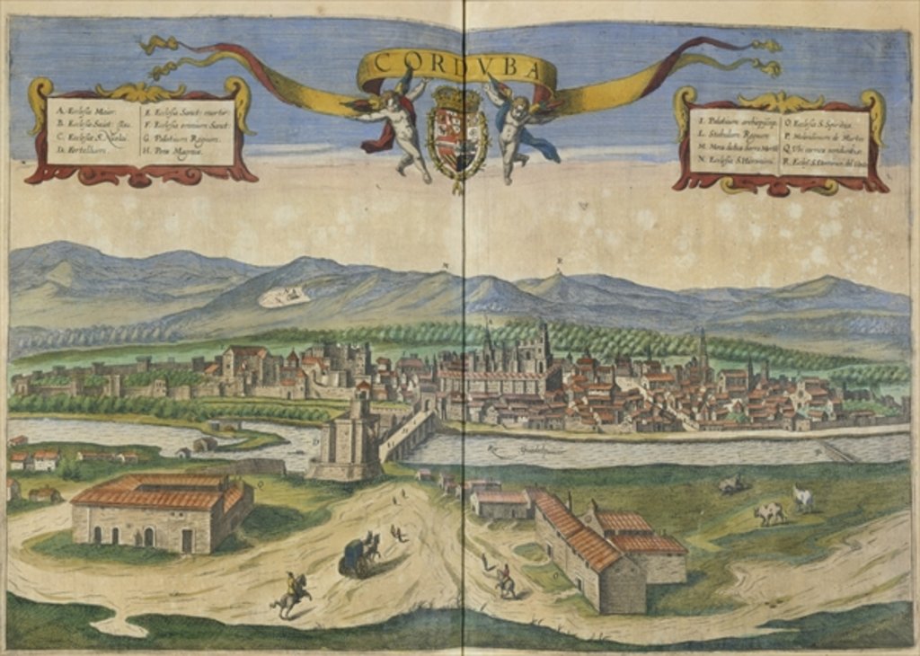 Detail of View of Cordoba by School Spanish