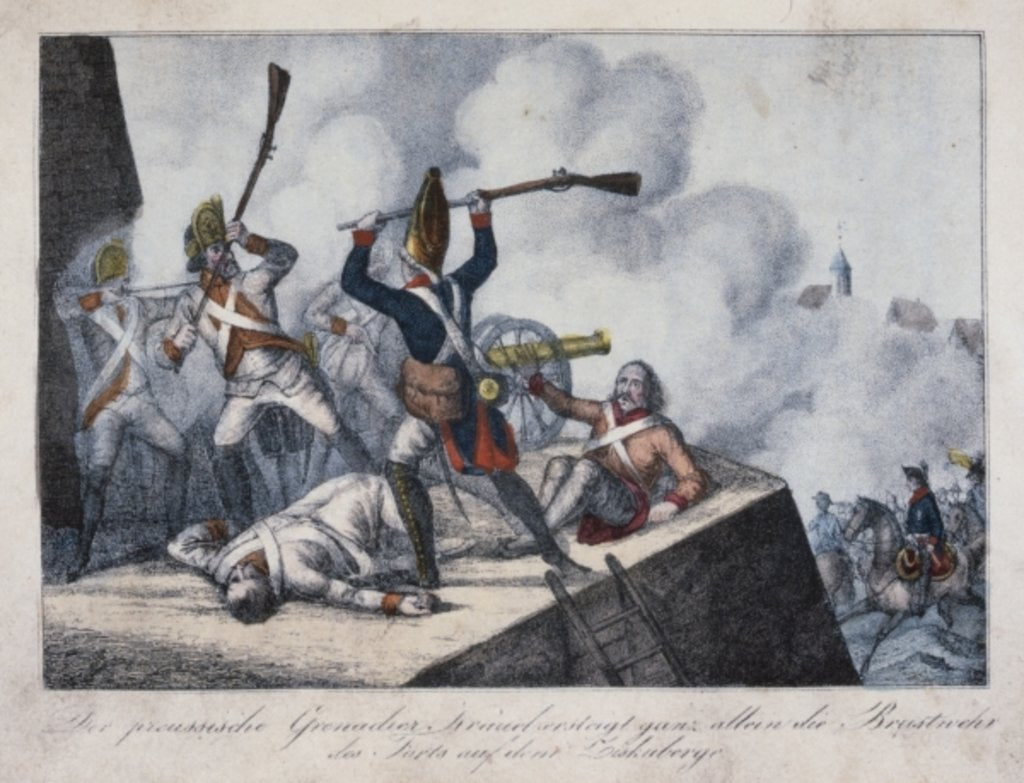 Detail of The Prussian Grenadier by School German