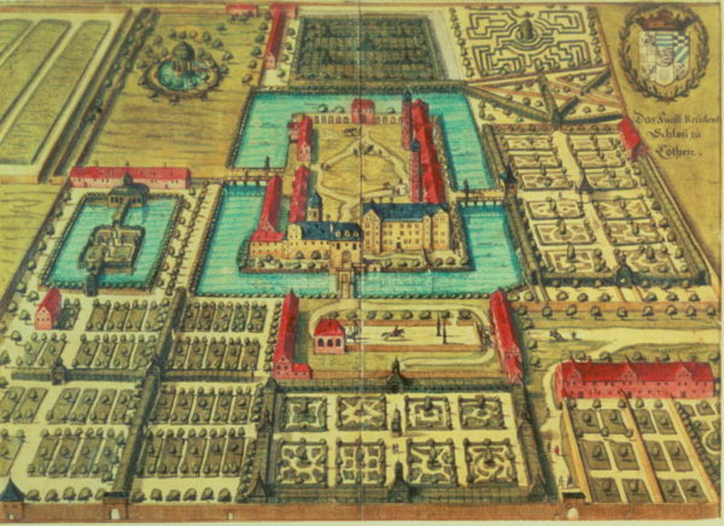 Detail of The Castle of the Prince of Kothen by German School