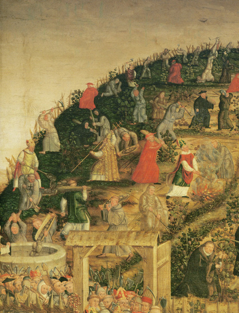 Detail of The Vineyard of the Lord, 1569 by Lucas the Younger Cranach