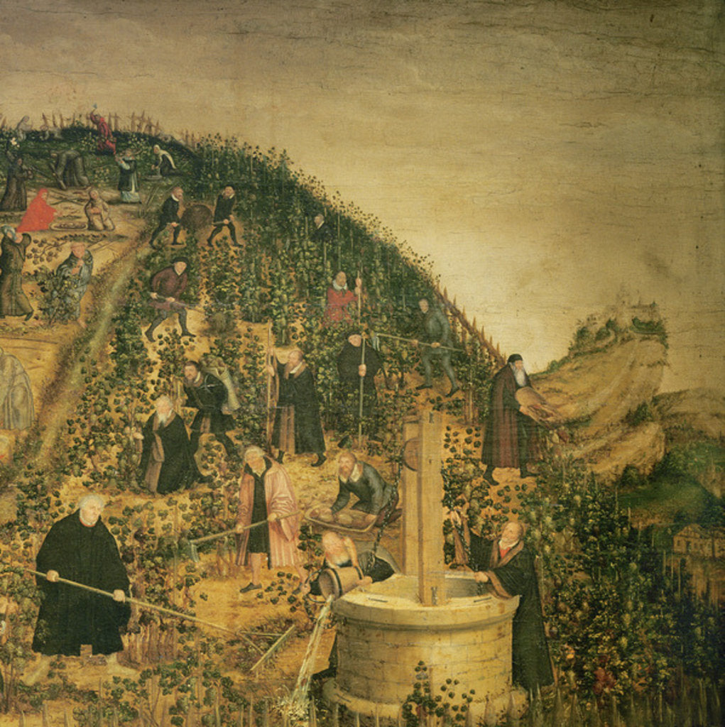 Detail of The Vineyard of the Lord, 1569 by Lucas the Younger Cranach