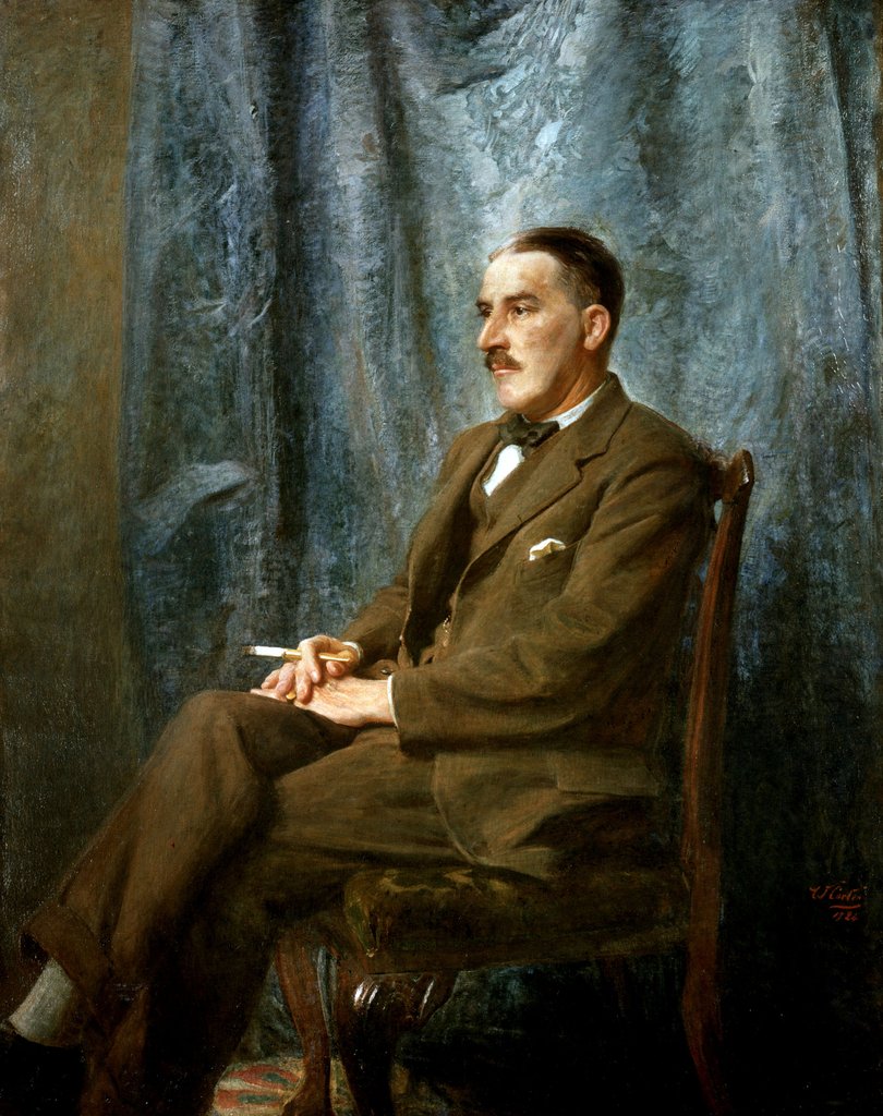 Detail of Portrait of Howard Carter, 1924 by William Carter