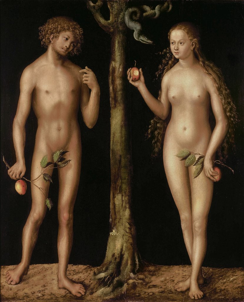 Detail of Adam and Eve, 1513/15 by Lucas the Elder Cranach