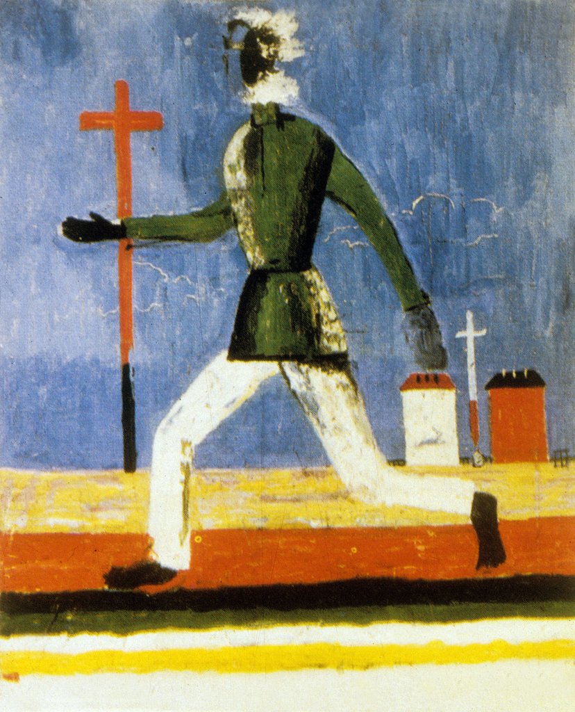 Detail of The Running Man, 1933 by Kazimir Severinovich Malevich
