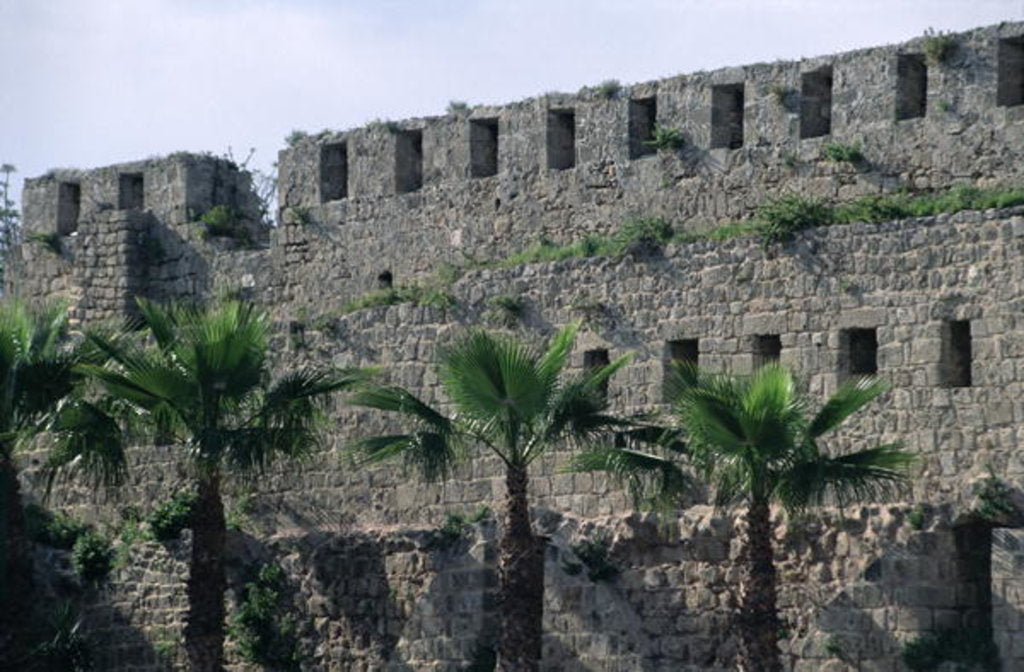 Detail of Ramparts from the citadel by Islamic School