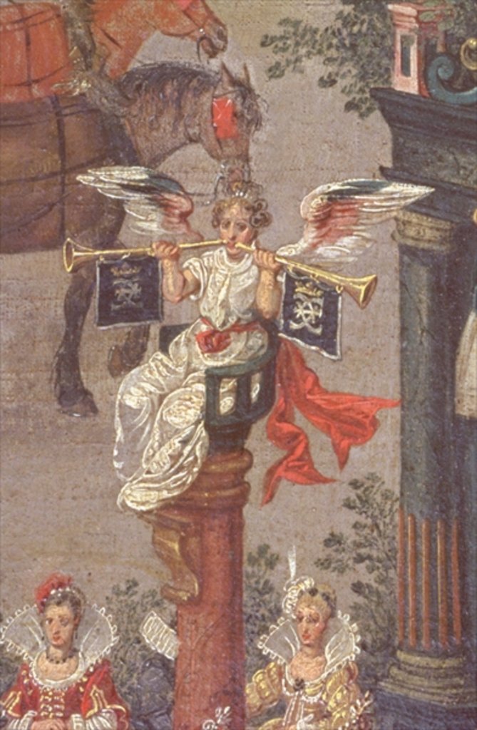 Detail of The Triumph of Isabella in the Ommeganck in Brussels on 31st May 1615 by Denys van Alsloot
