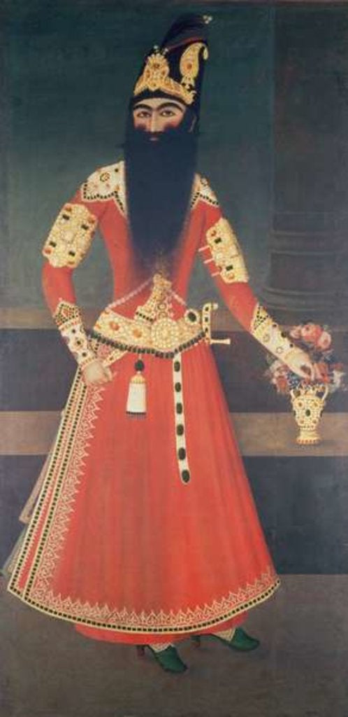 Detail of Portrait of Fath Ali-Shah by Persian School