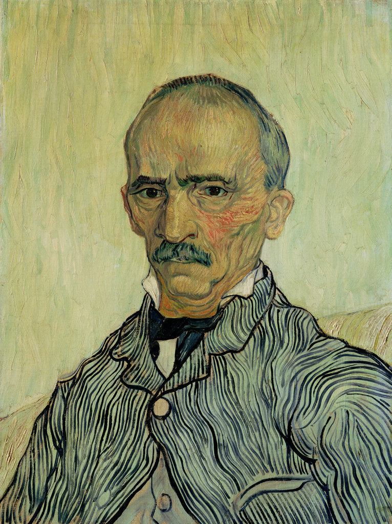Detail of Portrait of Superintendant Trabuc in St. Paul's Hospital, 1889 by Vincent van Gogh