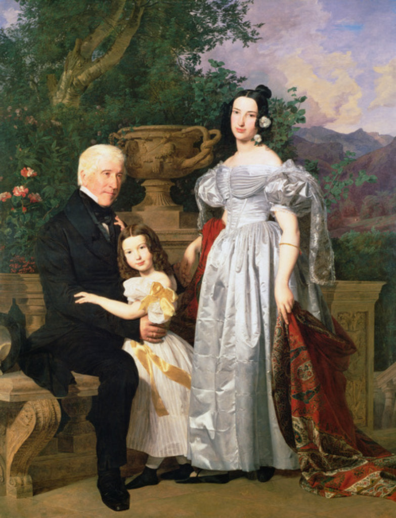 Detail of The Kerzman Family, c.1840 by Ferdinand Georg Waldmuller