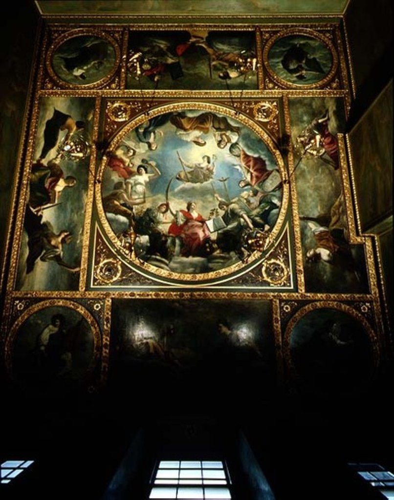 Detail of Arts and Sciences, 1636 by Orazio Gentileschi