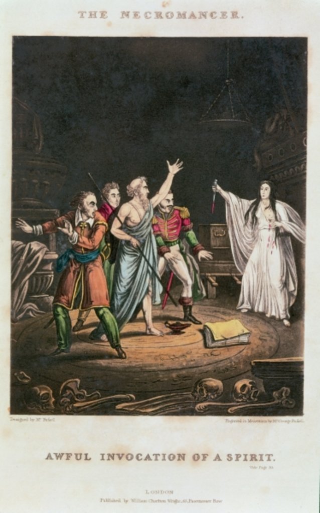 Detail of Awful Invocation of a Spirit by Alexander Fussel