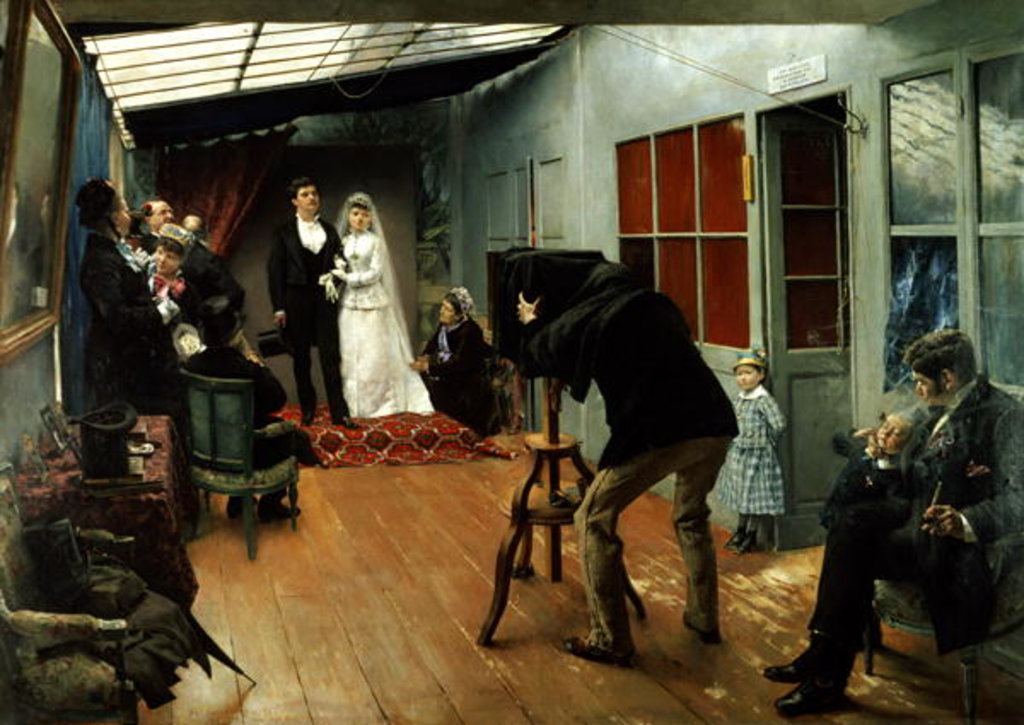 Detail of Wedding at the Photographer's, 1878-9 by Pascal Adolphe Jean Dagnan-Bouveret