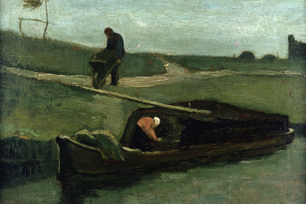 Detail of The Peat Boat, 1883 by Vincent van Gogh