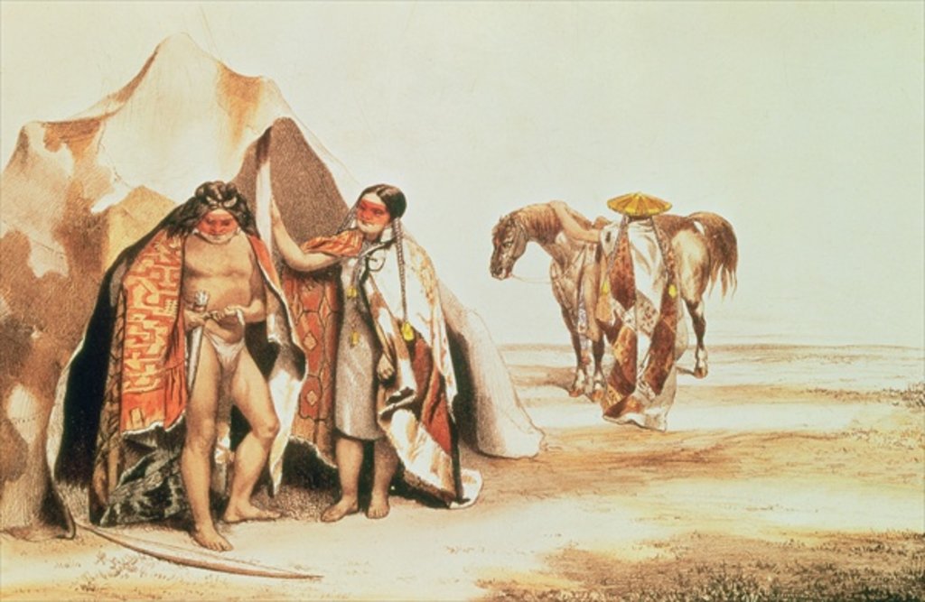 Detail of Patagonian Indians by A. & Lassalle E. D'Orbigny