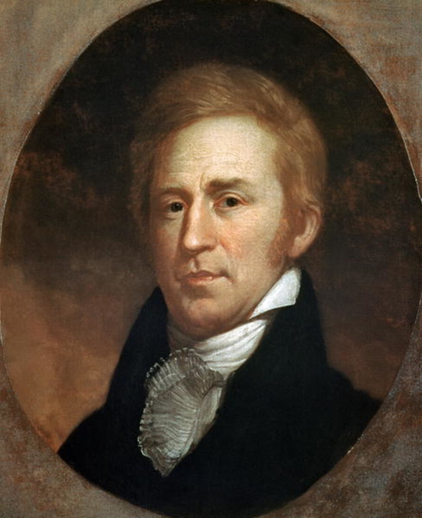 Detail of Portrait of William Clark, c.1807 by Charles Willson Peale