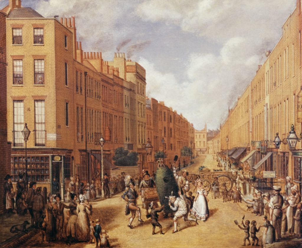 Detail of Upper Lisson Street near Paddington, c.1837 by English School