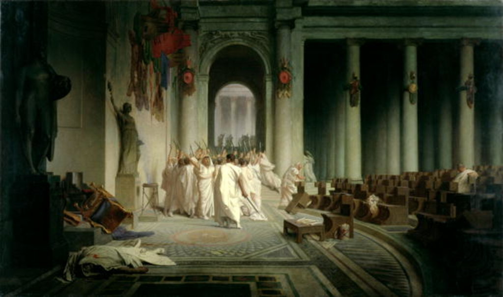 Detail of The Death of Caesar, 1867 by Jean Leon Gerome