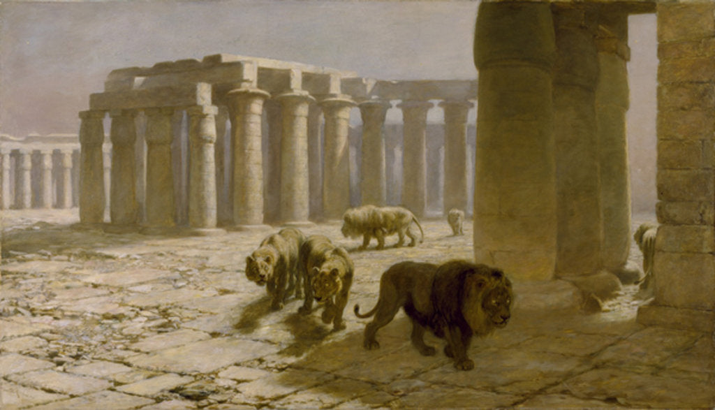 Detail of Syria, The Nightwatch, 1880 by Briton Riviere