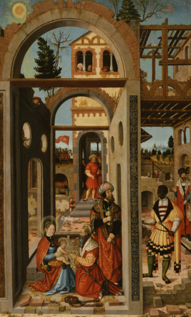 Detail of Adoration of the Three Kings, 1526 by Wilhelm Stetter