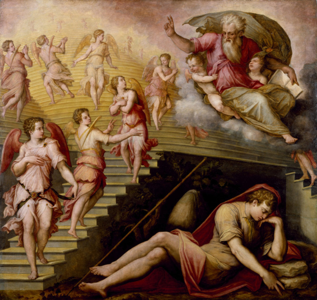 Detail of Jacob's Dream, 1557-8 by Giorgio Vasari