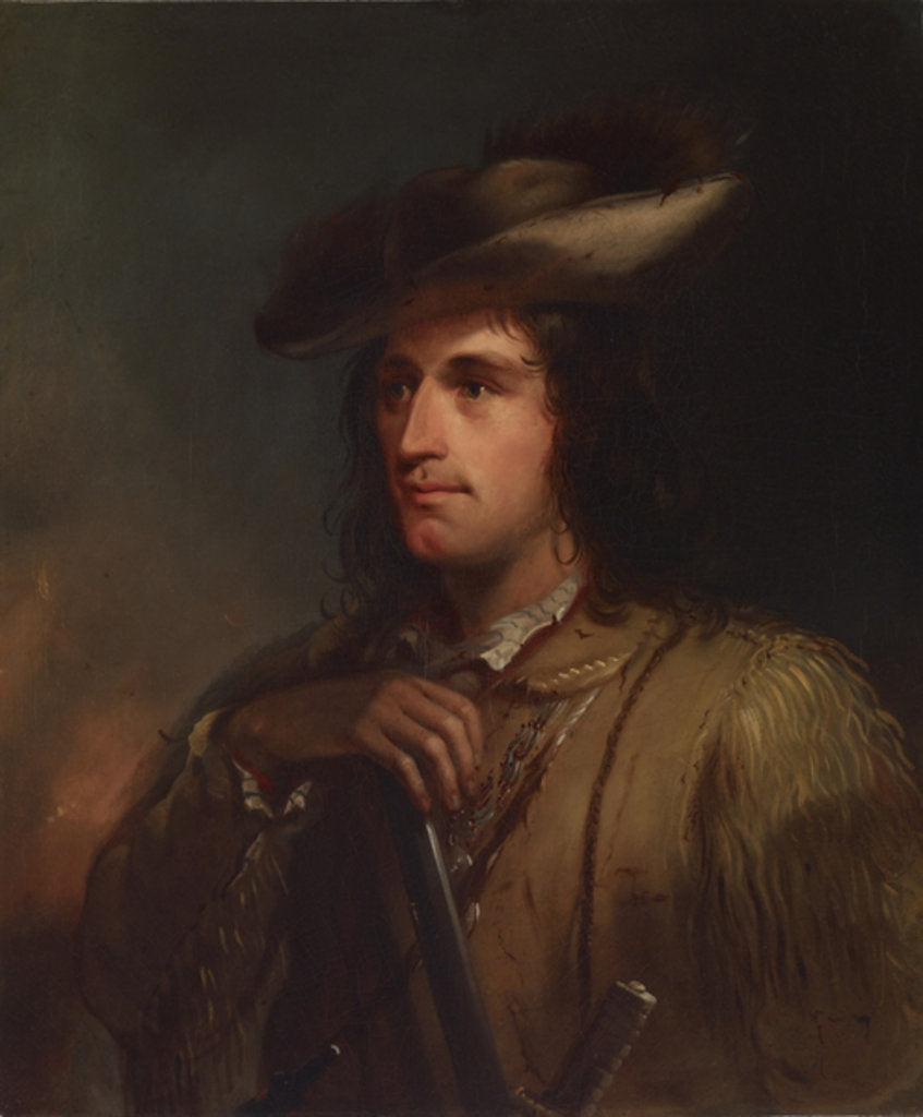 Detail of Portrait of Antoine, c.1840 by Alfred Jacob Miller