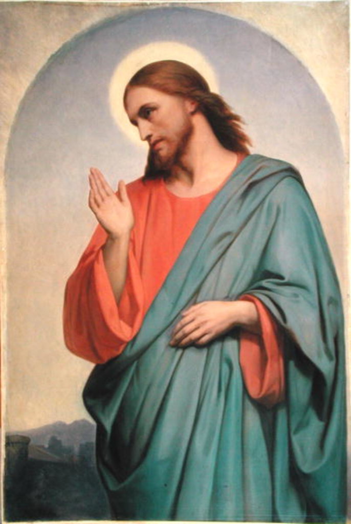 Detail of Christ Weeping over Jerusalem, 1851 by Ary Scheffer