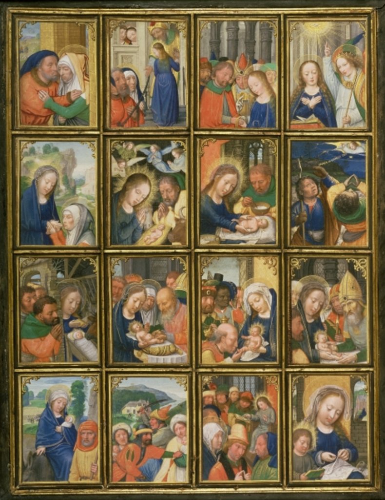 Detail of Life of the Virgin by Simon Bening